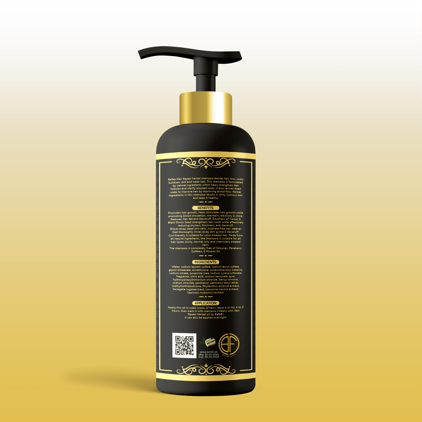 hair repair herbal shampoo